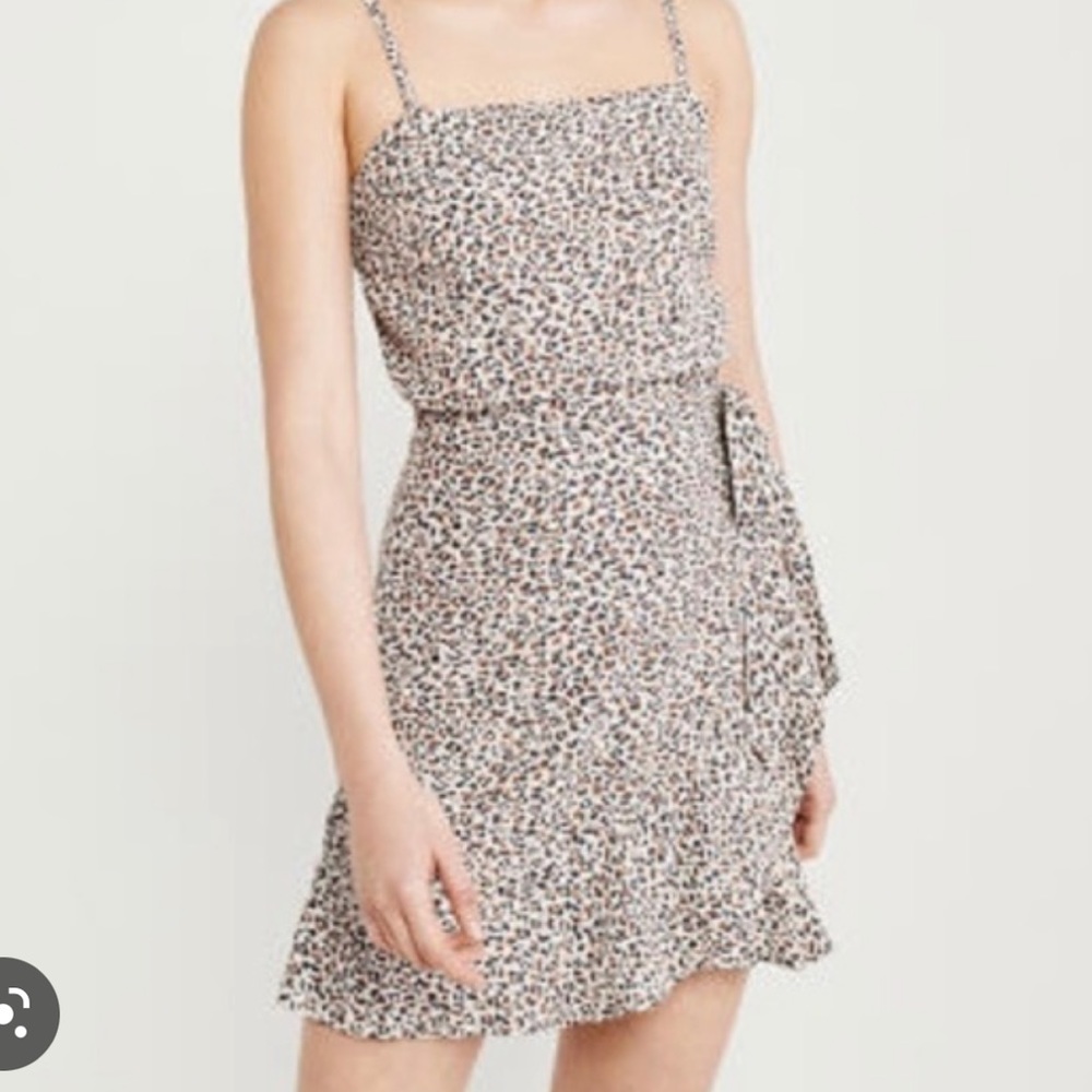 Abercrombie & Fitch Tie Waist Mini Dress - XS